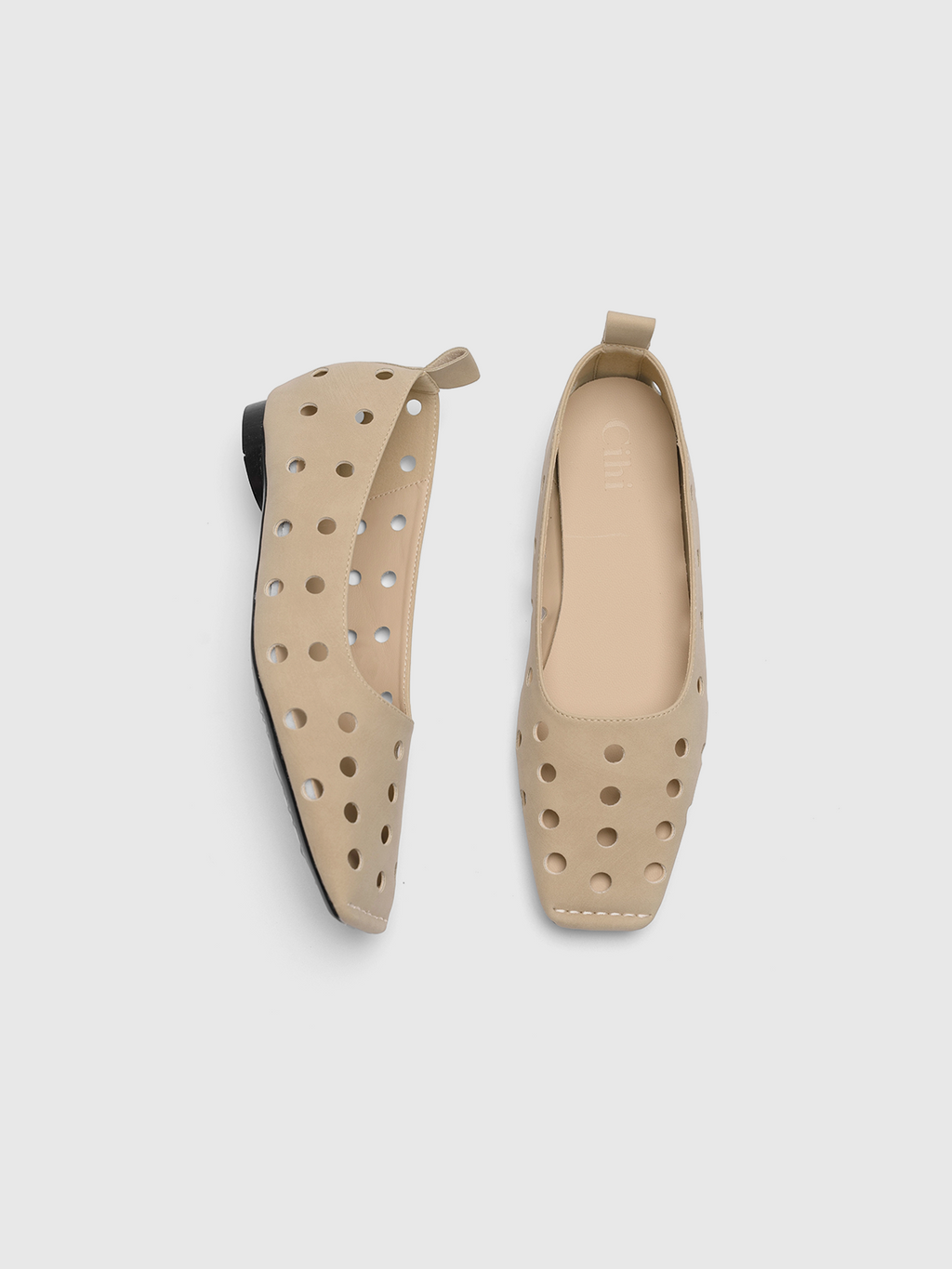 Cihi Refined Cutout Square-Toe