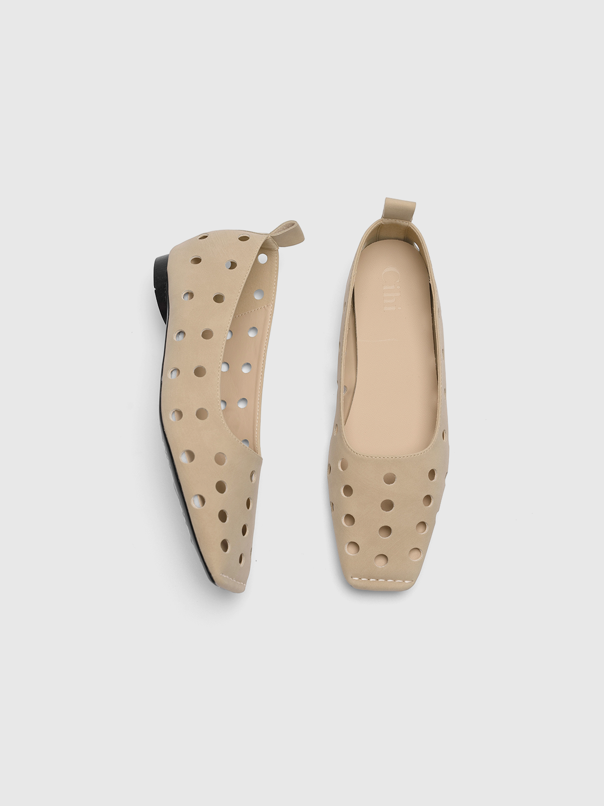 Cihi Refined Cutout Square-Toe