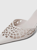 Cihi Architectural Floral Kitten-Heel