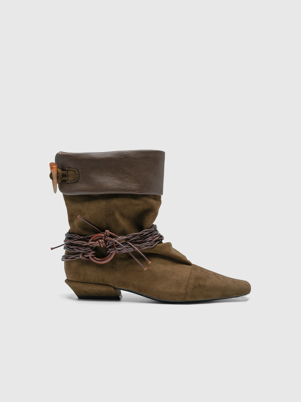 Cihi Vintage Woven Block-Heel
