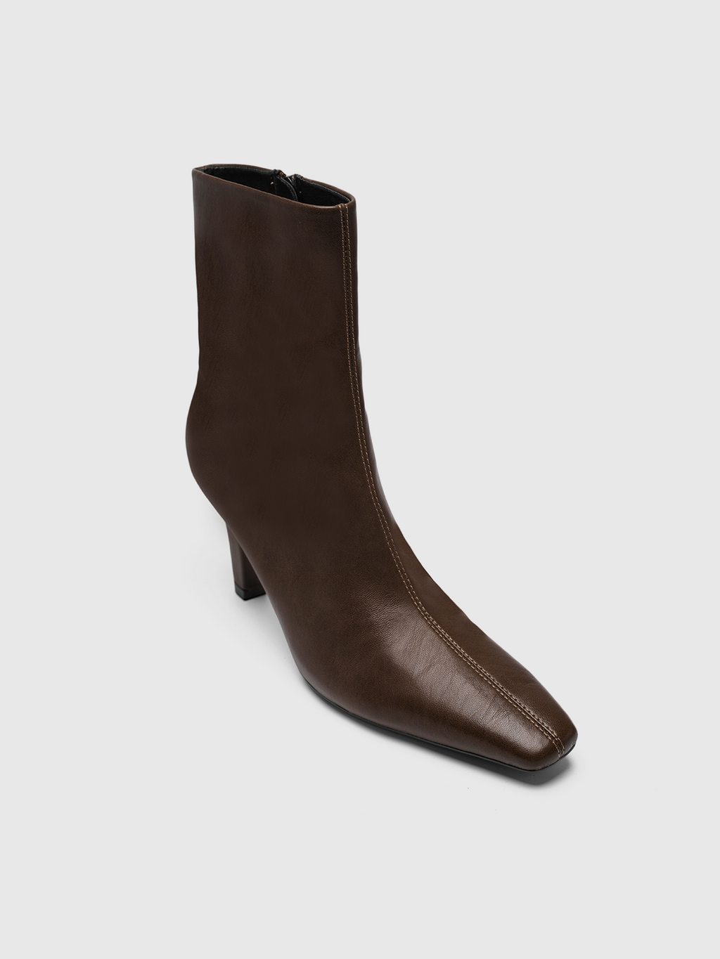 Cihi Minimal Tapered Heel Mid-Calf Boots