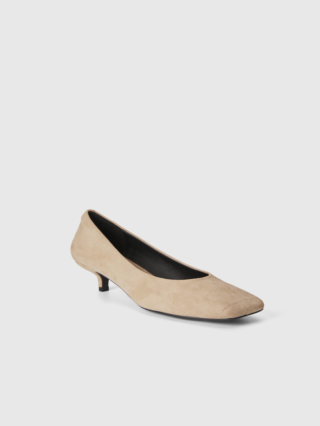 Cihi Elegant Stitched Kitten-Heel