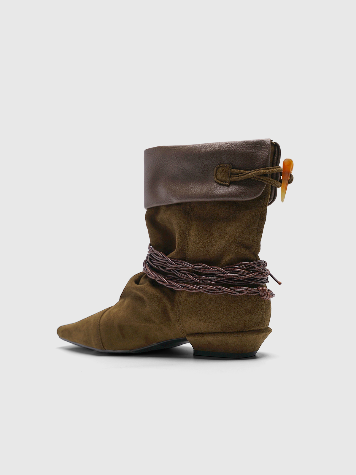 Cihi Vintage Woven Block-Heel