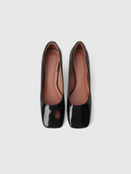 Cihi Elegant Square-Toe Kitten-Heel