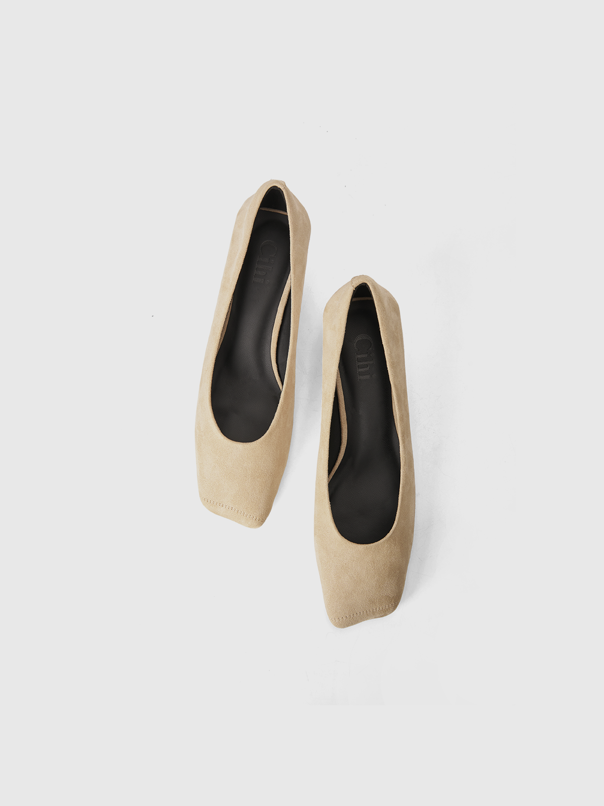 Cihi Elegant Stitched Kitten-Heel