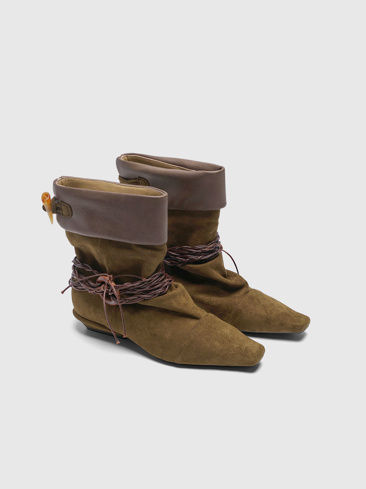 Cihi Vintage Woven Block-Heel