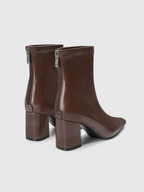 Cihi Sharp Square-Toe Block-Heel