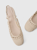 Cihi Refined Cutout-Weave Open-Back