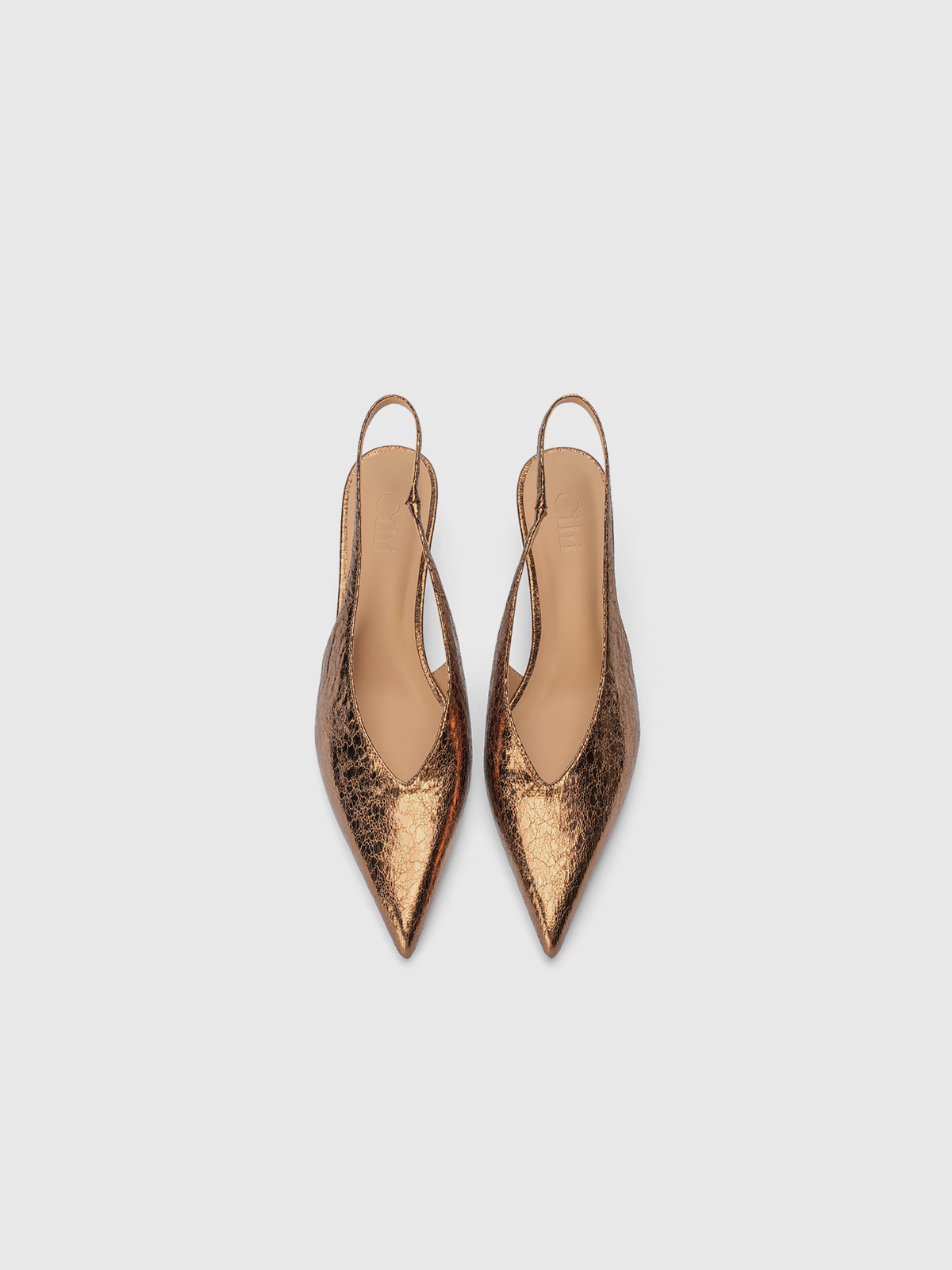 Cihi Elegant Pointed Open-Back