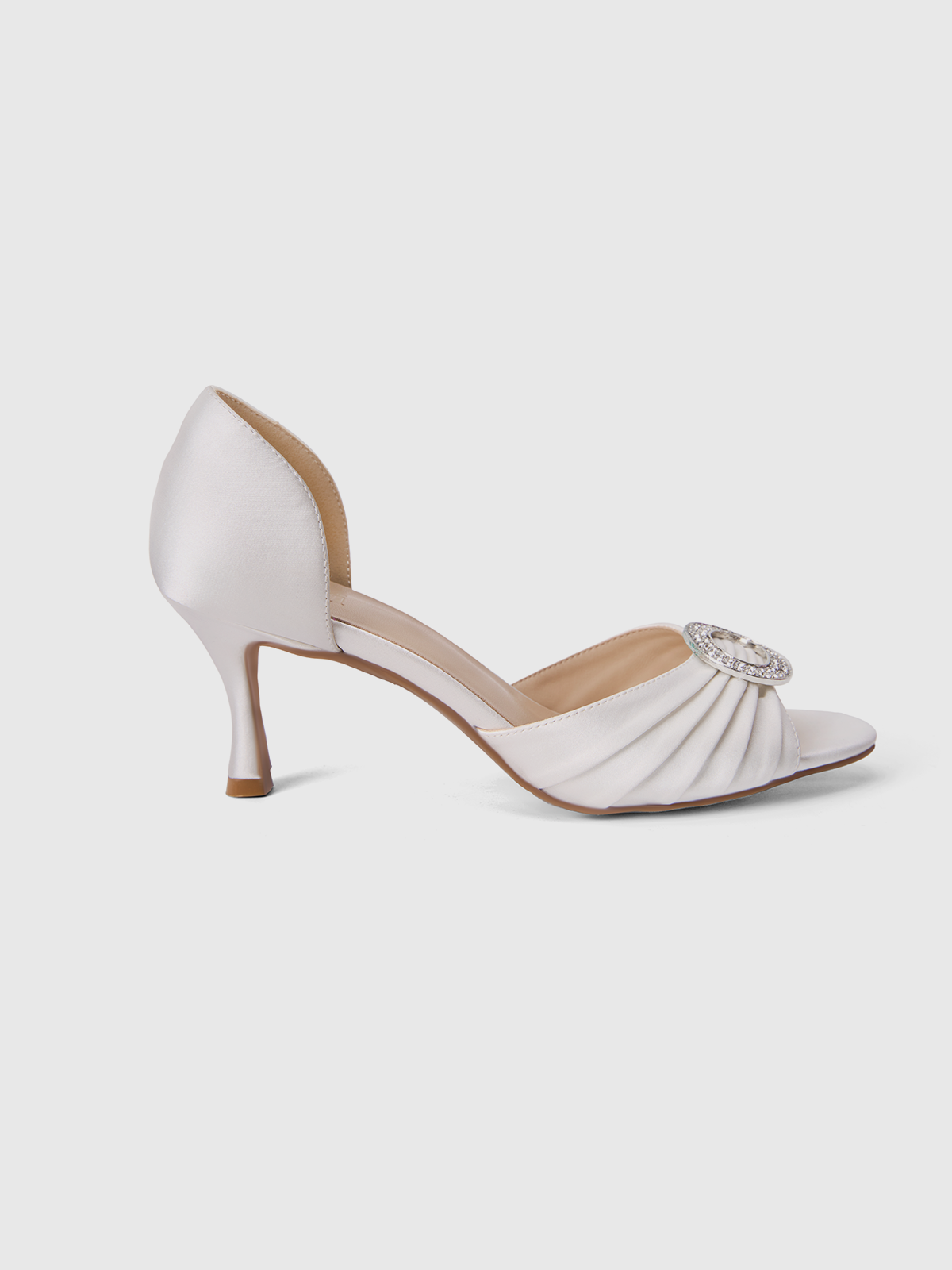 Cihi Elegant Ruched Open-Toe