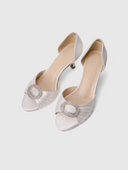 Cihi Elegant Ruched Open-Toe