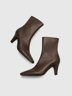 Cihi Minimal Tapered Heel Mid-Calf Boots