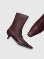 Cihi Oakmoss Side Zip Kitten Heel Boots