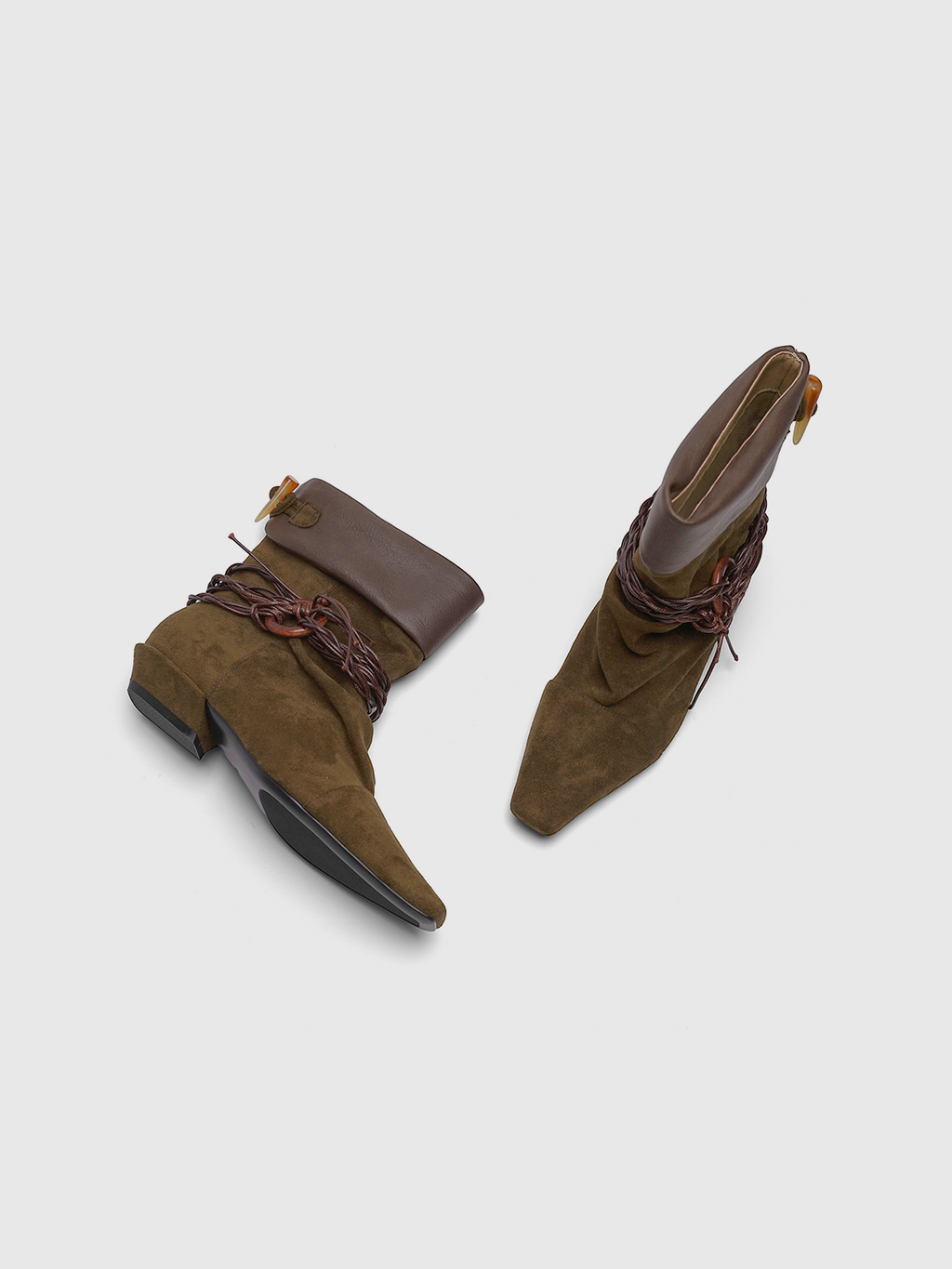 Cihi Vintage Woven Block-Heel