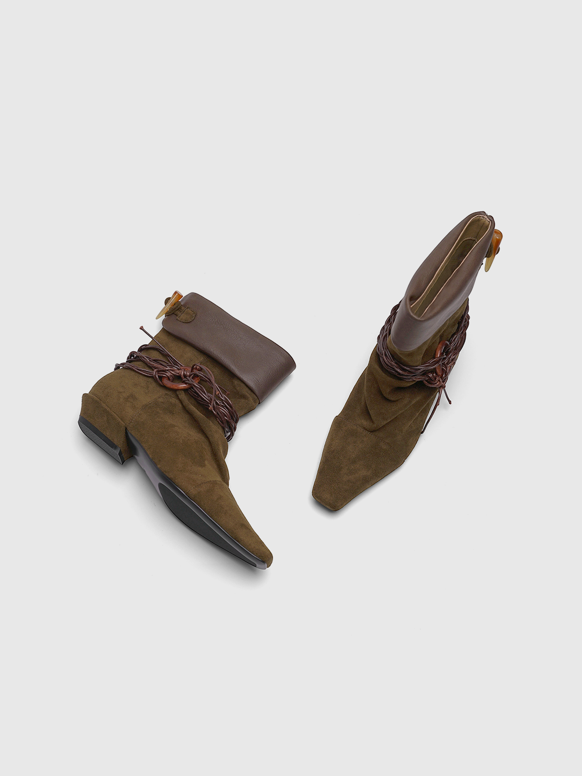 Cihi Vintage Woven Block-Heel