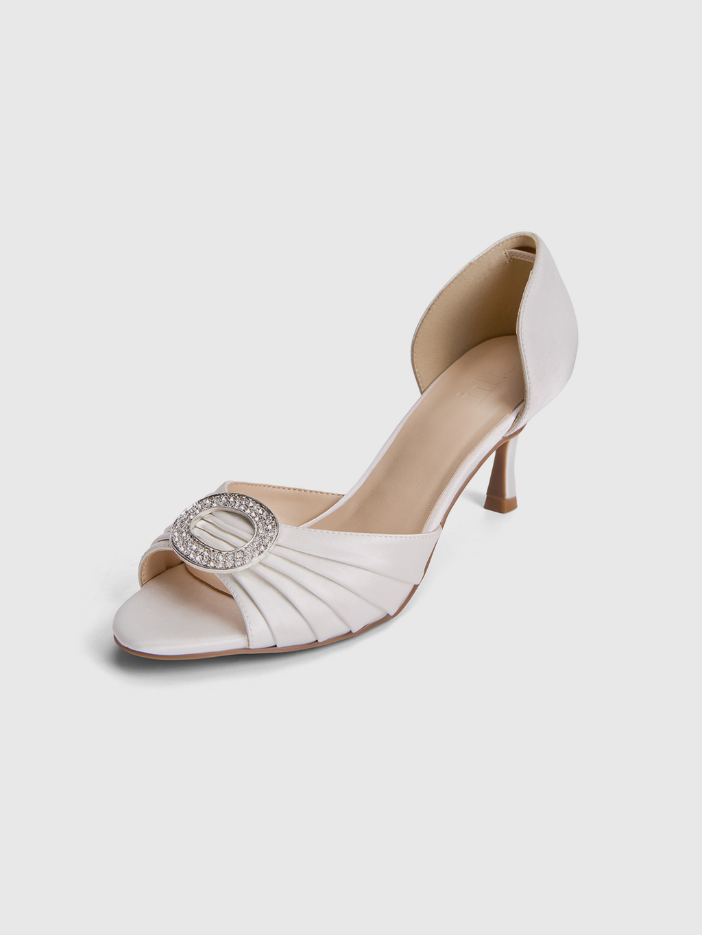 Cihi Elegant Ruched Open-Toe