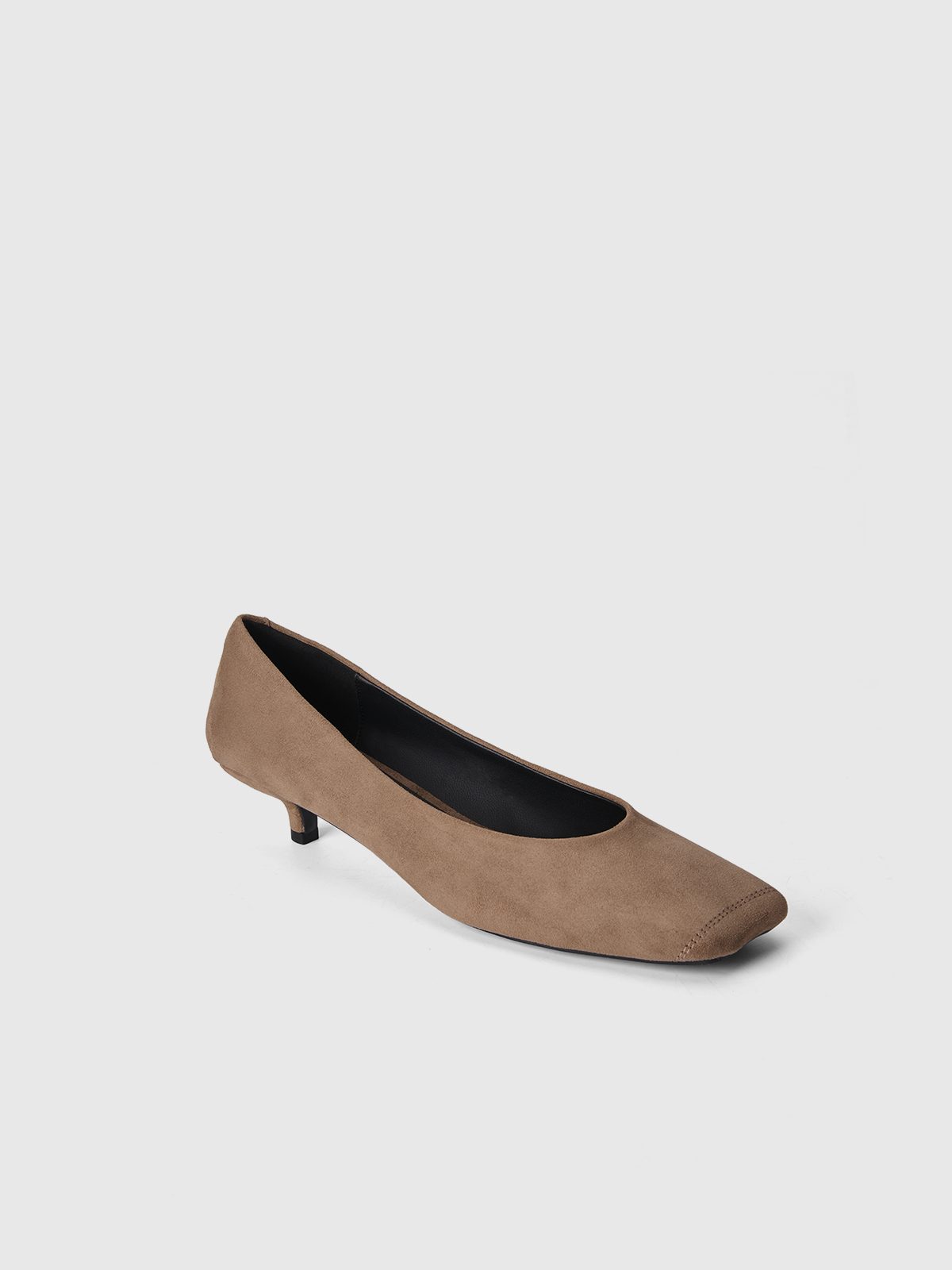 Cihi Elegant Stitched Kitten-Heel