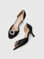Cihi Elegant Ruched Open-Toe