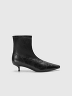 Cihi Vintage Square-Toe Kitten-Heel