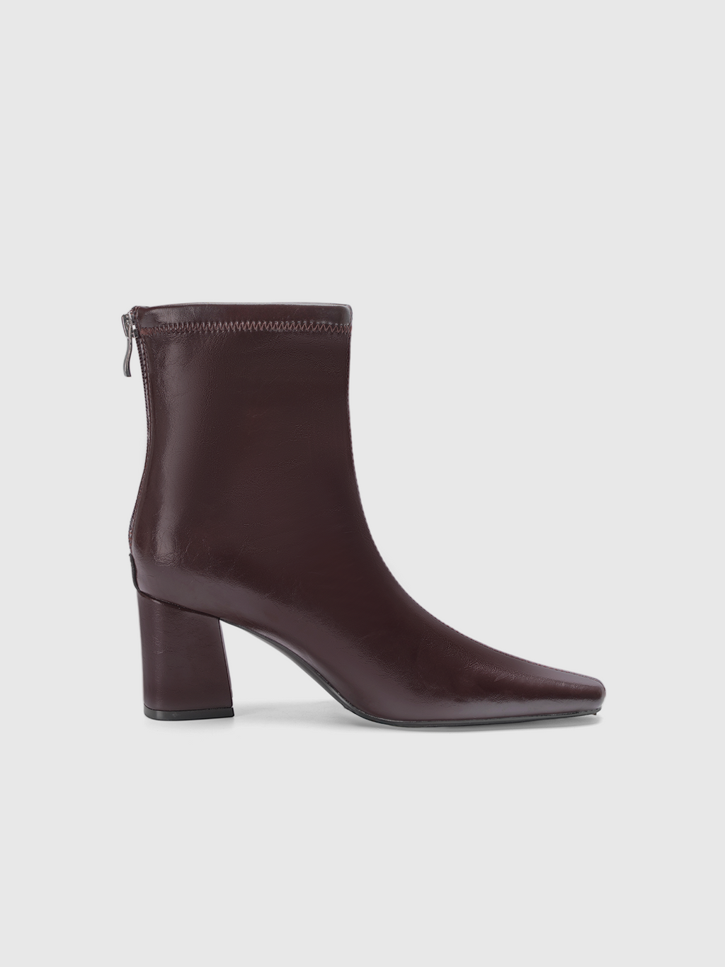 Cihi Sharp Square-Toe Block-Heel