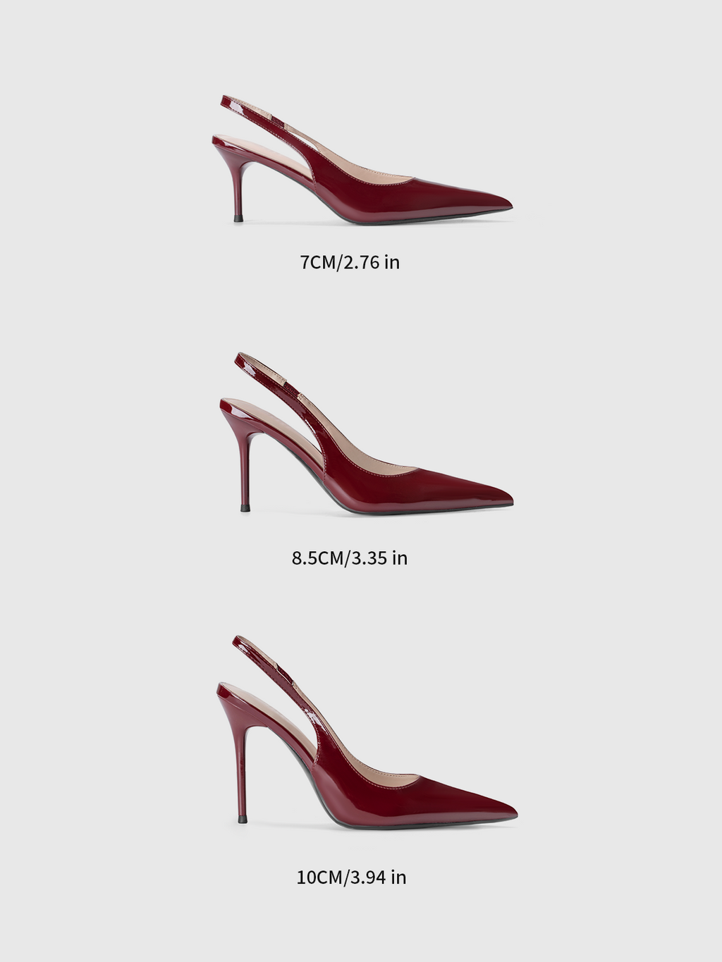 Cihi Lambskin Mirror Pointed-Toe Pumps