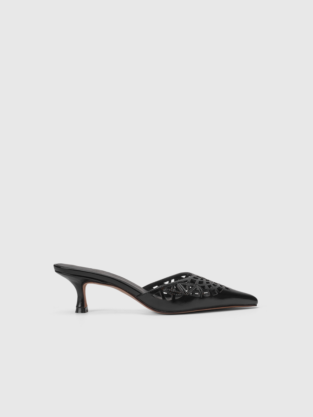 Cihi Architectural Floral Kitten-Heel