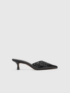 Cihi Architectural Floral Kitten-Heel
