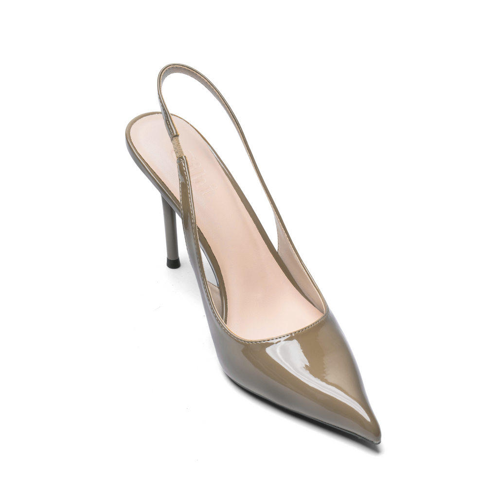 Cihi Lambskin Mirror Pointed-Toe Pumps
