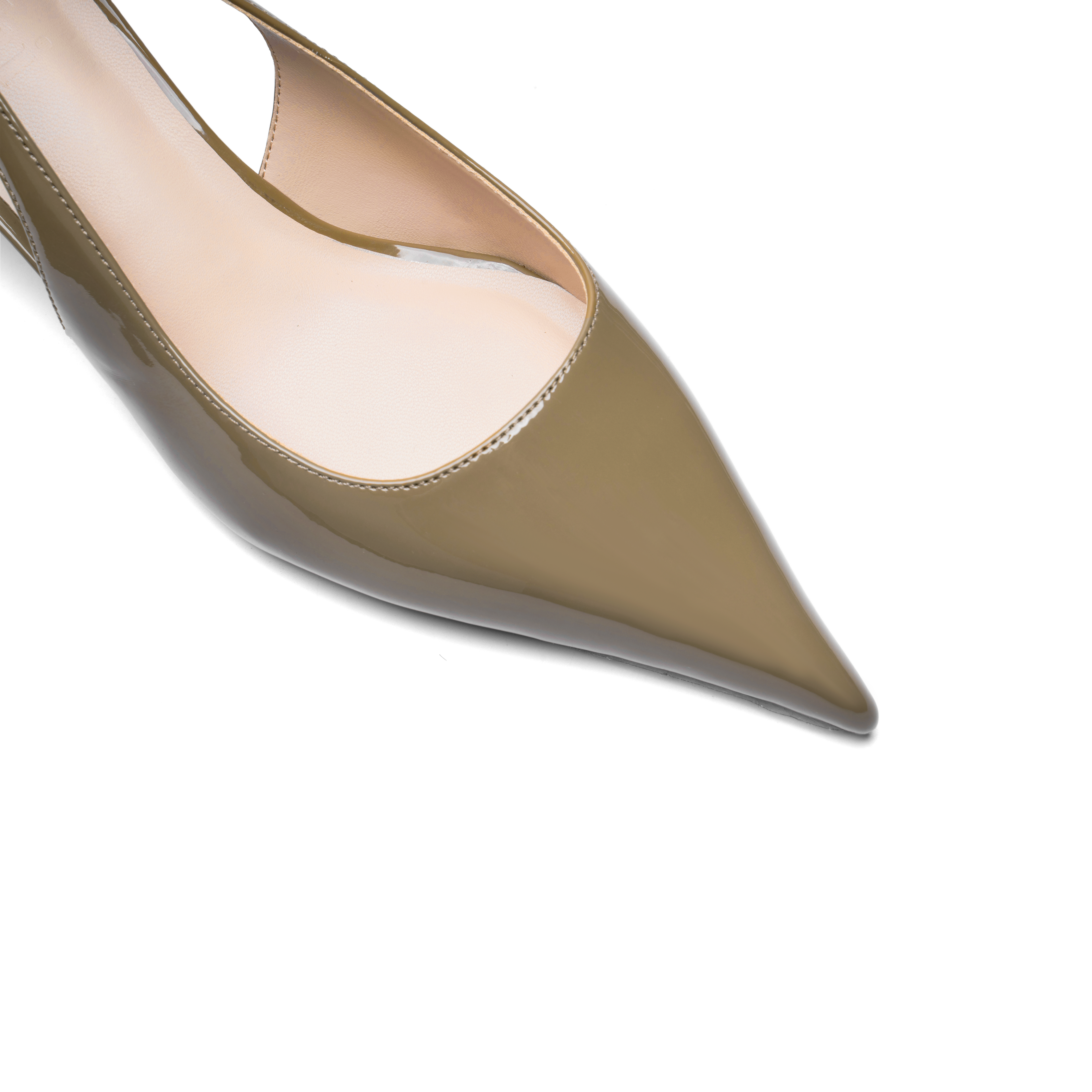 Cihi Lambskin Mirror Pointed-Toe Pumps