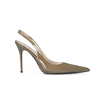 Cihi Lambskin Mirror Pointed-Toe Pumps