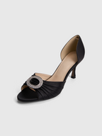 Cihi Elegant Ruched Open-Toe