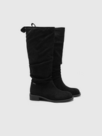 Cihi Fjaka Ruched Suede Round Toe Boots