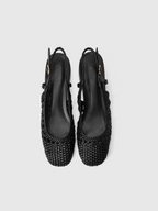 Cihi Refined Cutout-Weave Open-Back