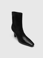 Cihi Minimal Tapered Heel Mid-Calf Boots