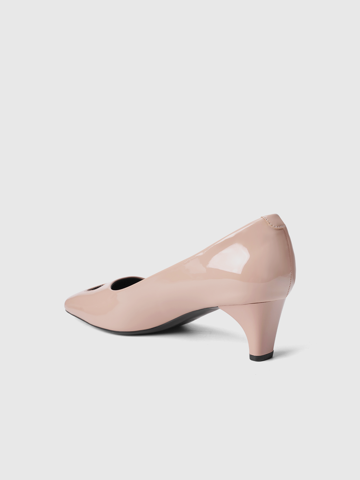 Cihi Elegant Square-Toe Kitten-Heel