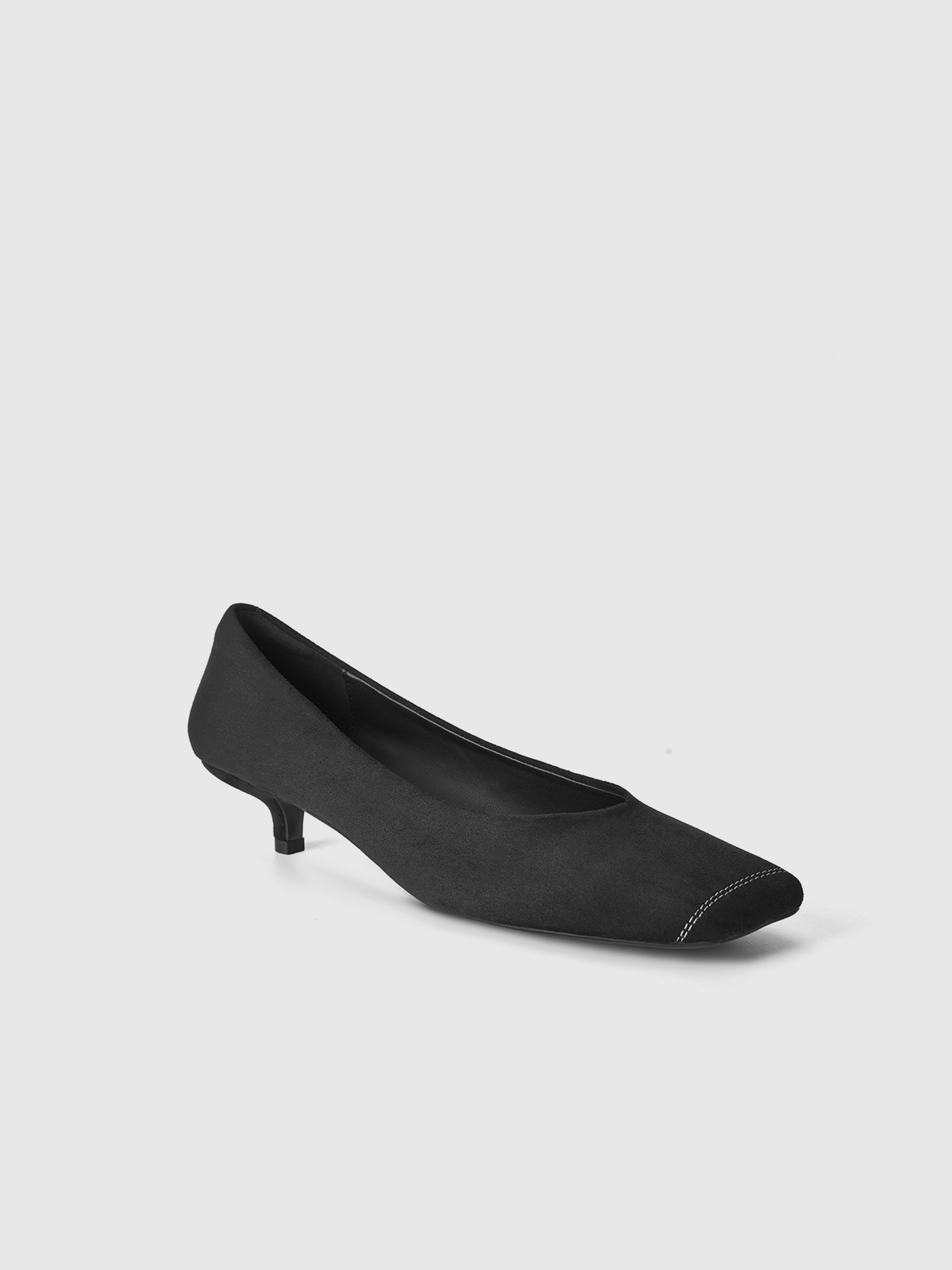 Cihi Elegant Stitched Kitten-Heel