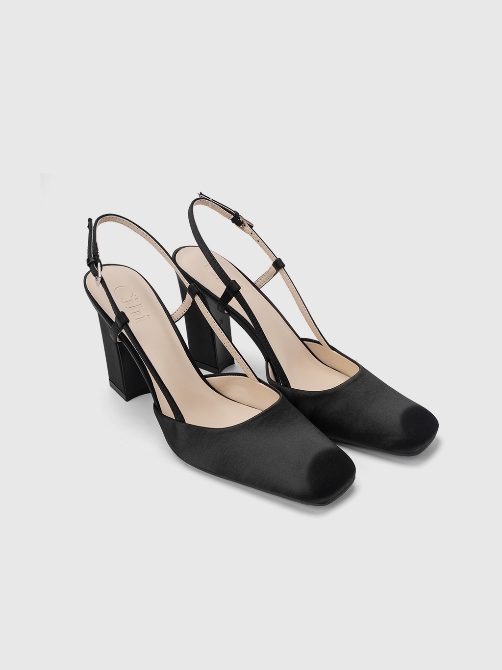 Cihi Elegant Stitched Block-Heel