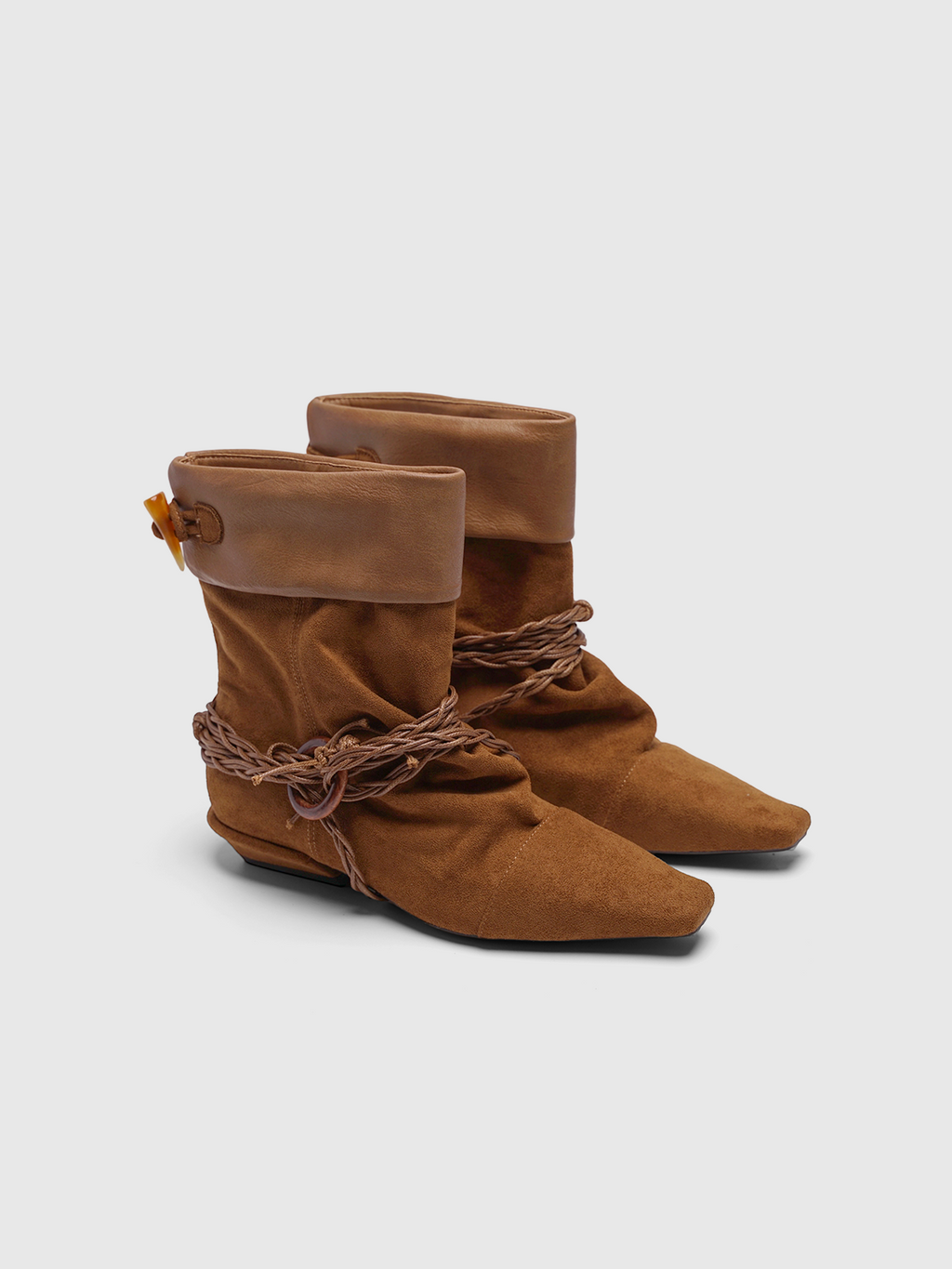 Cihi Vintage Woven Block-Heel