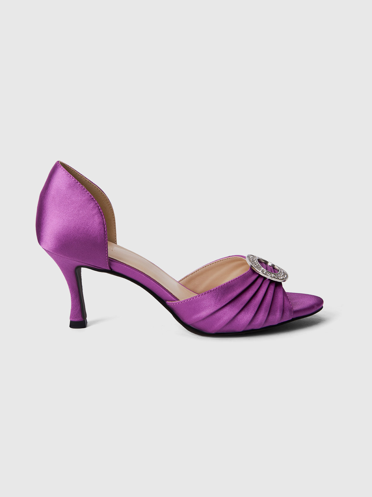 Cihi Elegant Ruched Open-Toe