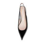 Cihi Lambskin Mirror Pointed-Toe Pumps