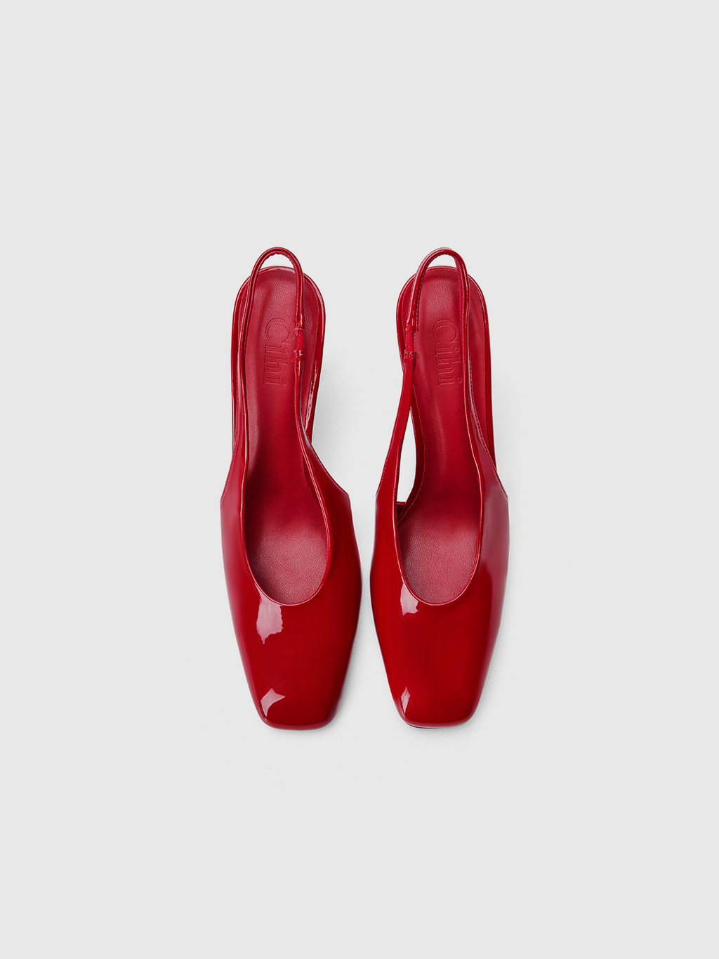 Cihi Elegant Square-Toe Open-Back