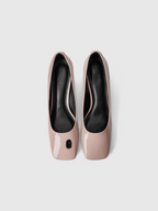Cihi Elegant Square-Toe Kitten-Heel