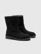 Cihi Estrella Suede Stripe Foldable Ankle Boots