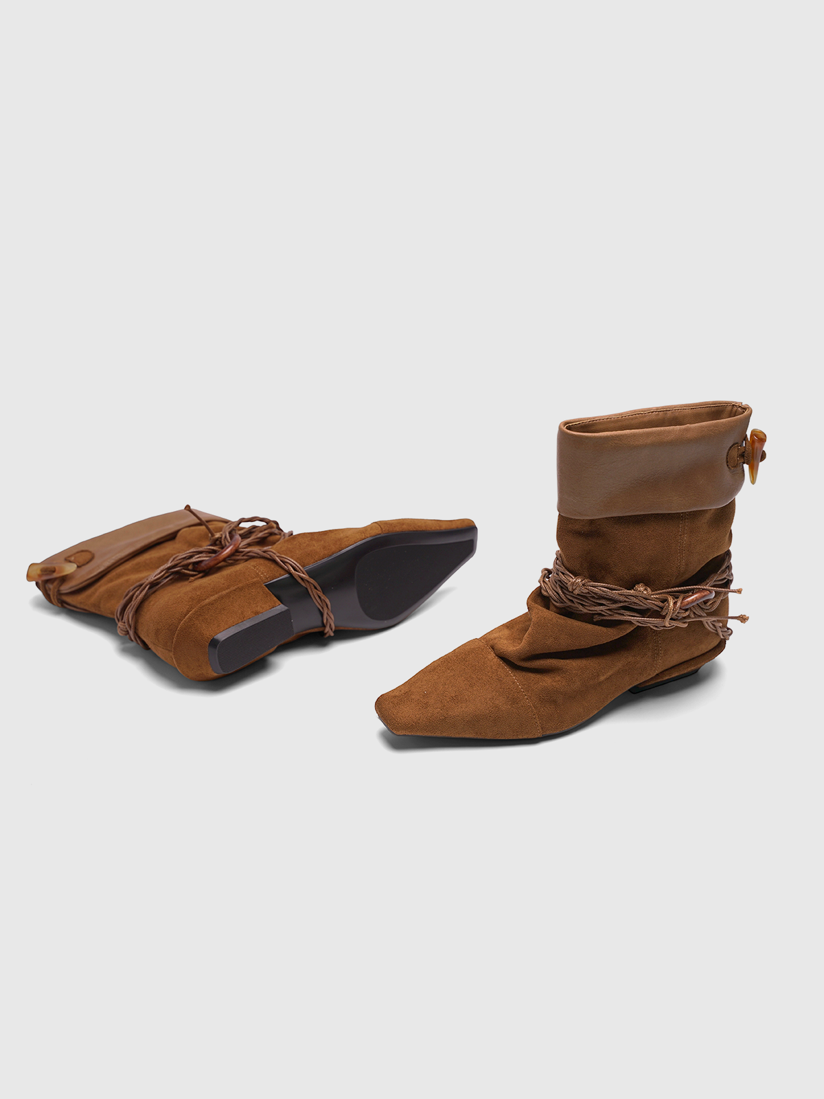 Cihi Vintage Woven Block-Heel