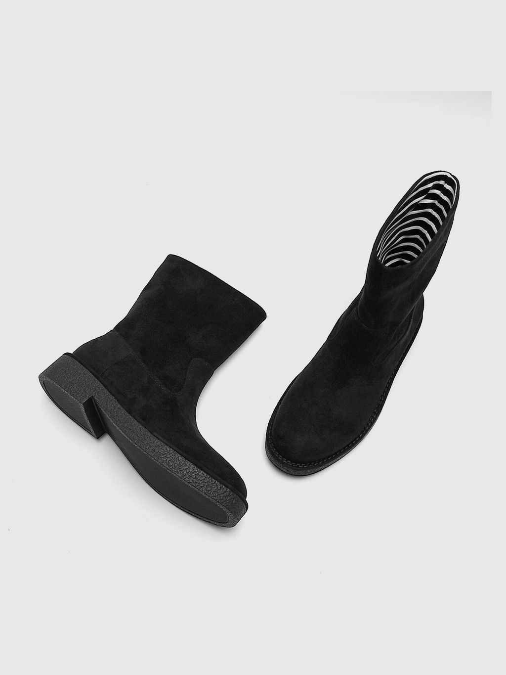 Cihi Estrella Suede Stripe Foldable Ankle Boots