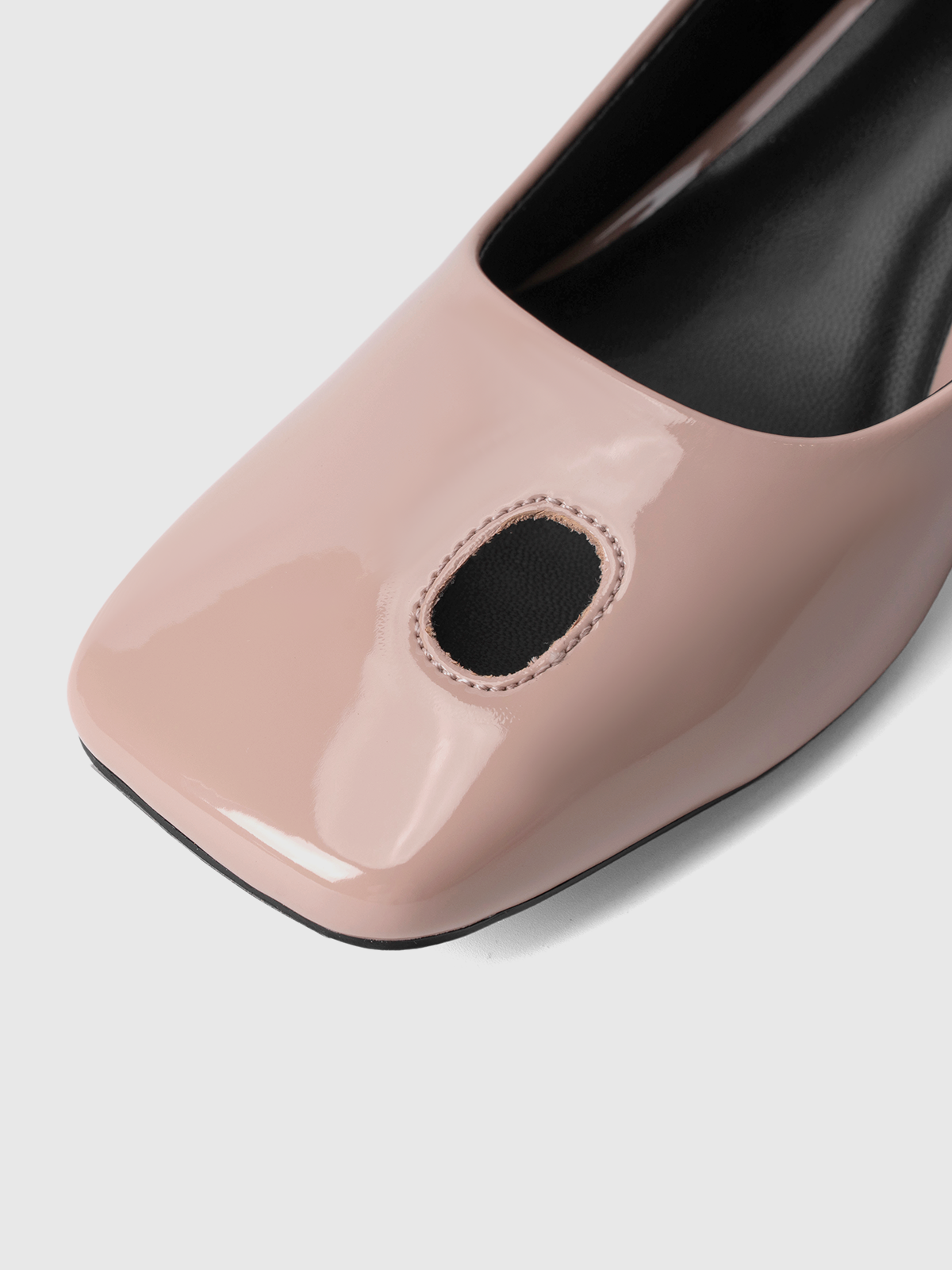 Cihi Elegant Square-Toe Kitten-Heel