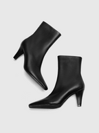 Cihi Minimal Tapered Heel Mid-Calf Boots