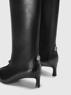 Cihi Sharp Pointed Block-Heel