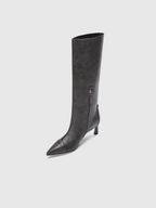 Cihi Sharp Pointed Block-Heel