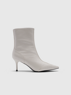 Cihi Textured Pointed Stiletto Ankle Boots